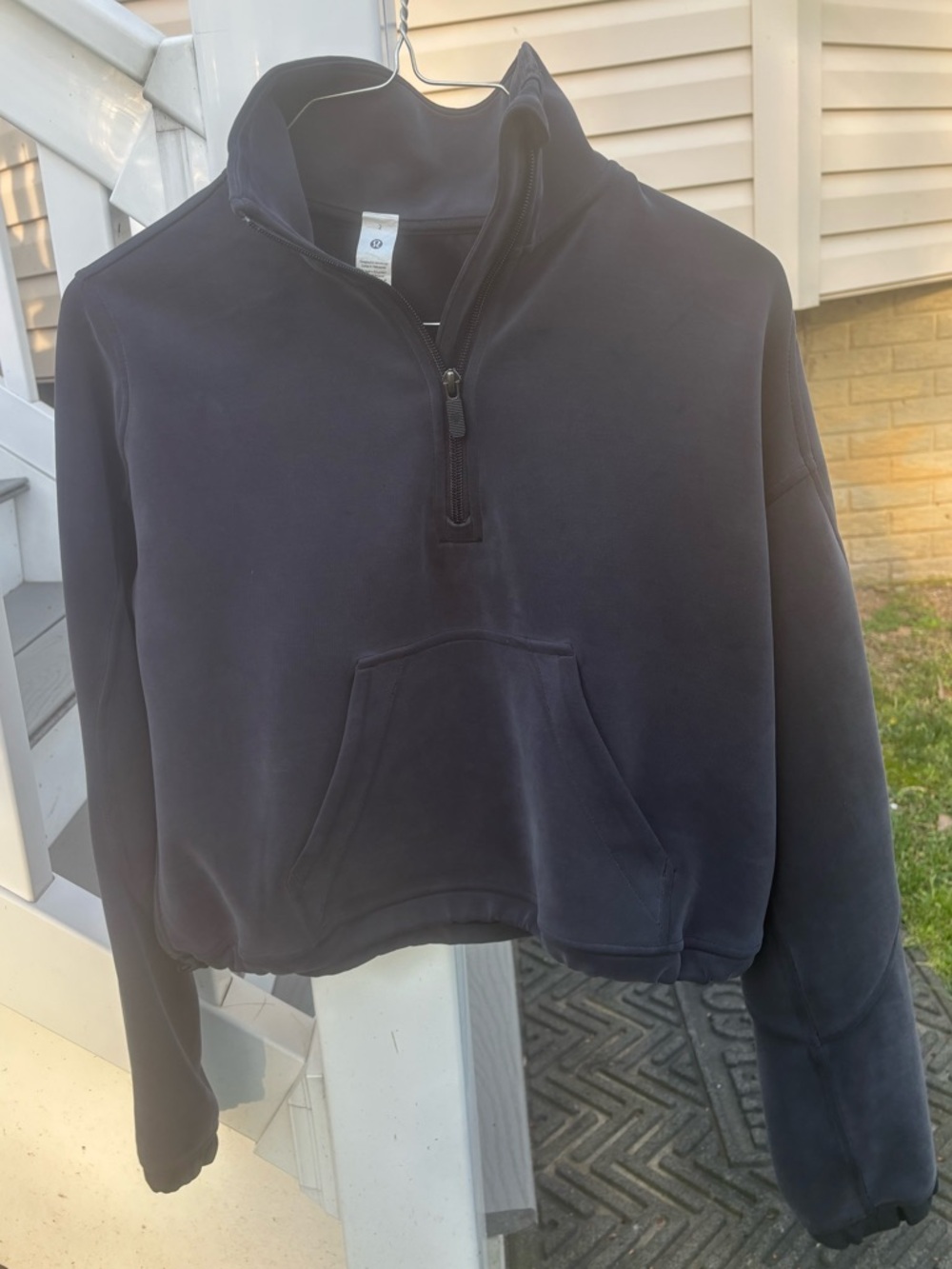 Lululemon Brushed Softstreme Half-Zip Jacket - Black